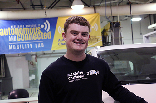 Kettering University graduate student grateful for opportunity to work on autonomous technology 