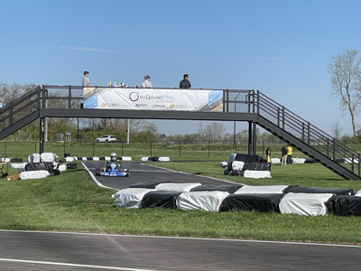 Kettering University's EV go-kart racing