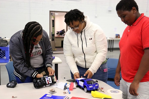 Students at Ford Summer Camp at Kettering