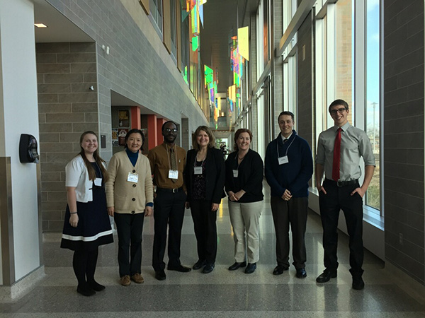 Kettering faculty and students at a conference.