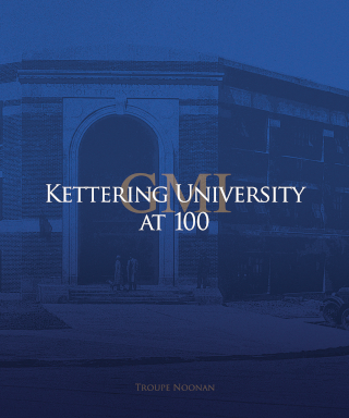 The cover of Kettering University's Centennial Book