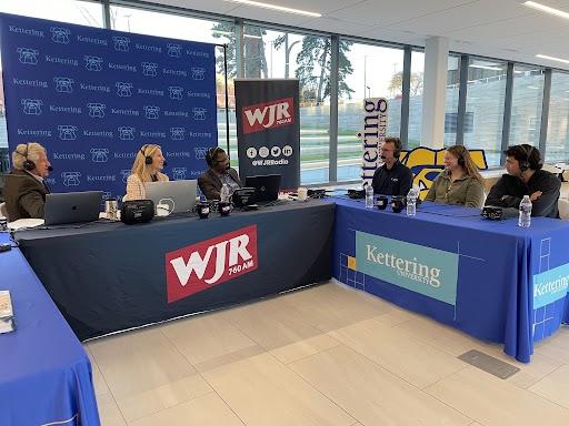 Kettering students chat with WJR Radio hosts