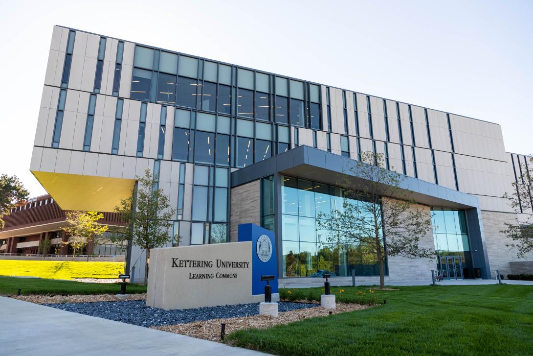 outside shot of the Learning Commons